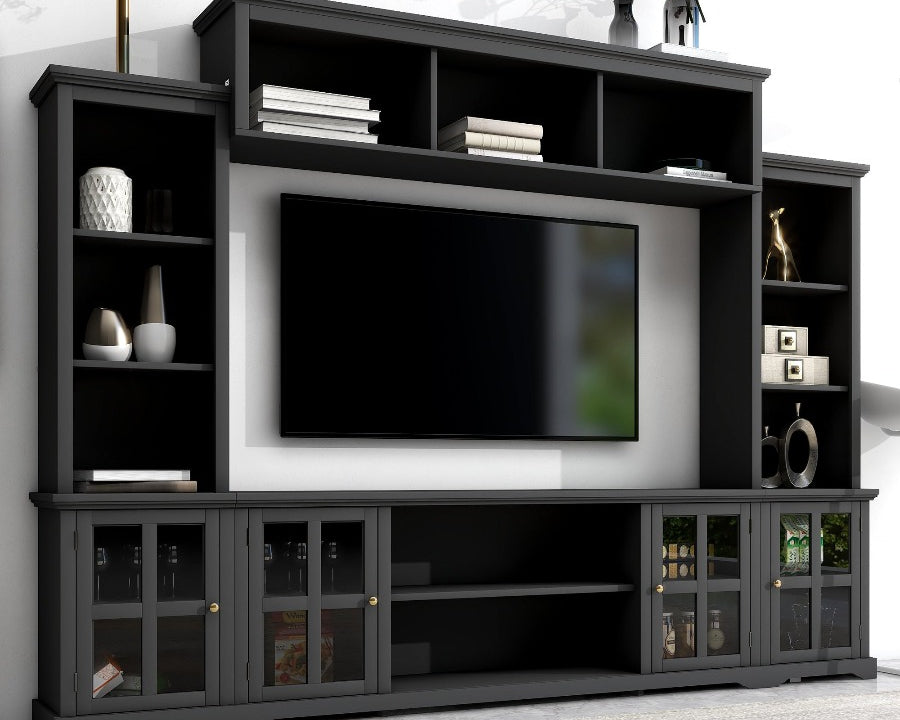black-entertainment-center-large-tvs