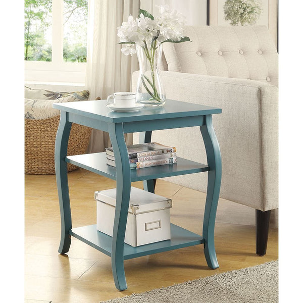 Becci End Table in Teal