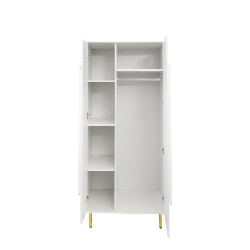 Mattress Xperts  White Bedroom Wardrobe White Bedroom Wardrobe - Sleek and Spacious Storage Solution for Your Bedroom Mattress-Xperts-Florida