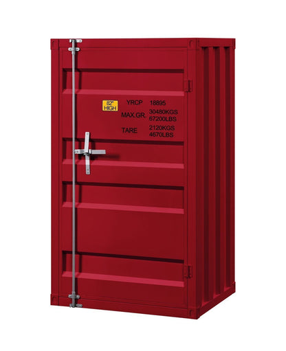 Acme Cargo Chest (Single Door), Red Mattress-Xperts-Florida