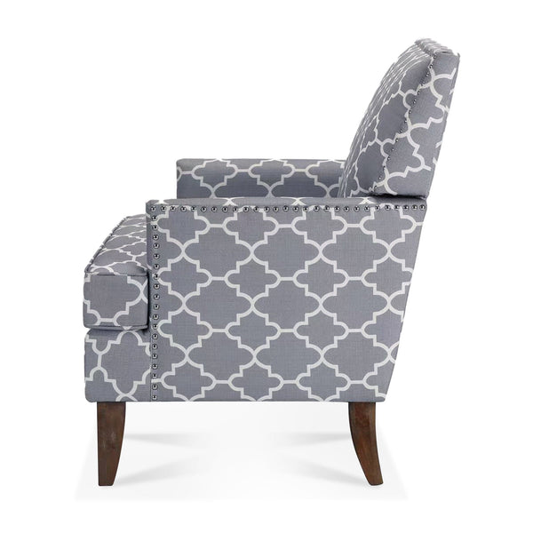 Grey & White Accent Chair2Mattress Xperts