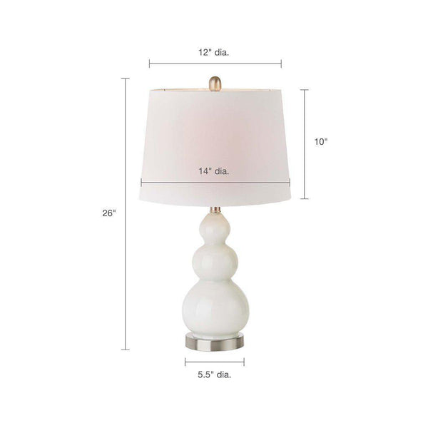 Decorative White Table Lamps | Set of 24Ollix