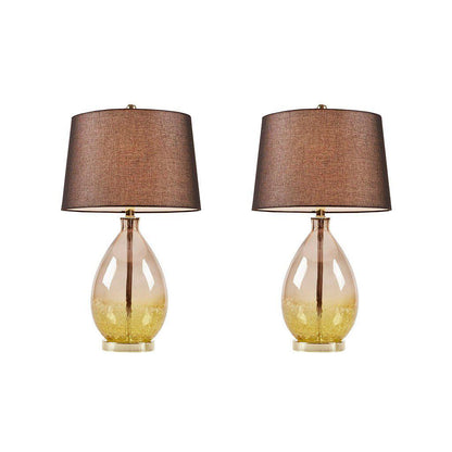 Ollix Modern Ombre Glass Table Lamps (Set 2) Mattress-Xperts-Florida