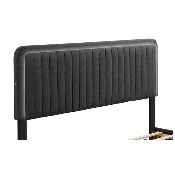 Dark Grey Upholstered Bed | Queen Size4Homemax Furniture