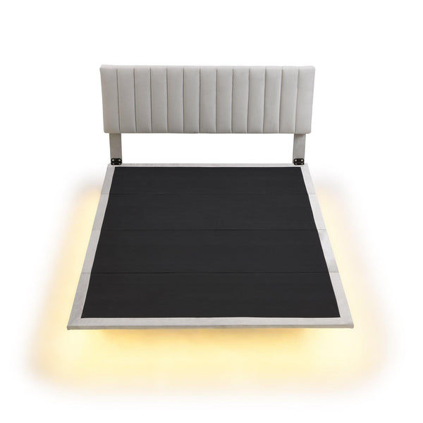 Floating Modern Bed with Lights | Queen Size3mattress xperts
