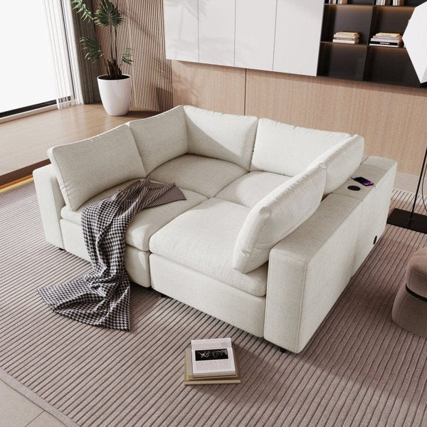Modular White Sofa4Ustyle