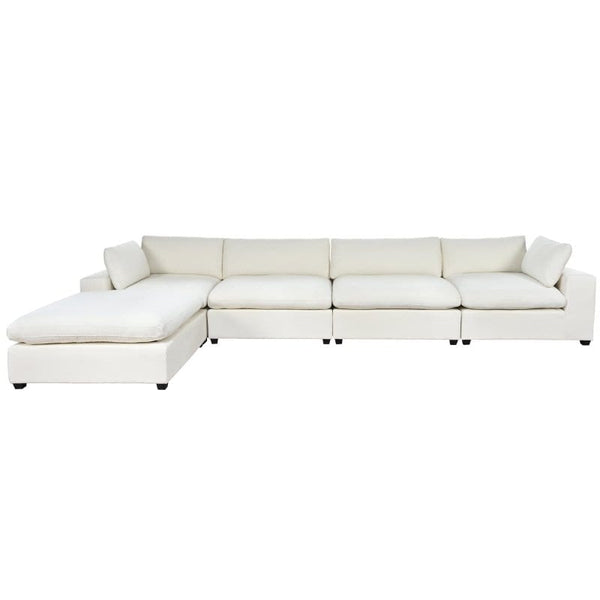 Oversized Modular Sofa with Removable Ottoman3Ustyle