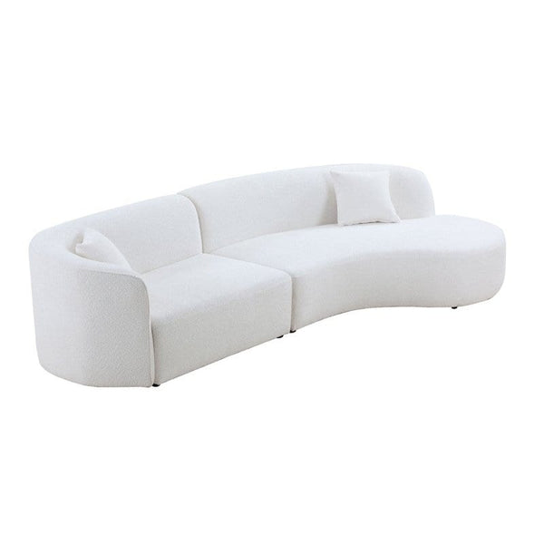 Acme White Modern Luxury Sofa White Modern Luxury Sofa - Elegant and Comfy Furniture for Your Home Mattress-Xperts-Florida