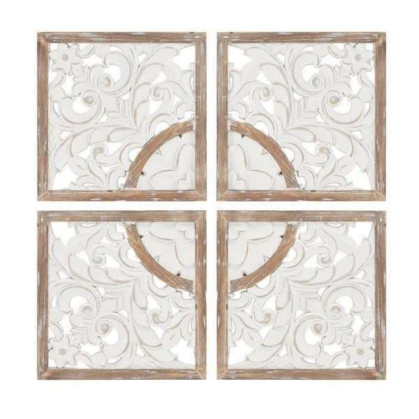 Madison Park Two-tone Carved Wood Wall Decor Two-tone Carved Wood Wall Decor - Medallion Design - Perfect for Home or Office - SEO Optimized | Mattress Xperts  Mattress-Xperts-Florida
