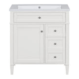 MRS 30''Bathroom Vanity and Sink with Great Storage Mattress-Xperts-Florida
