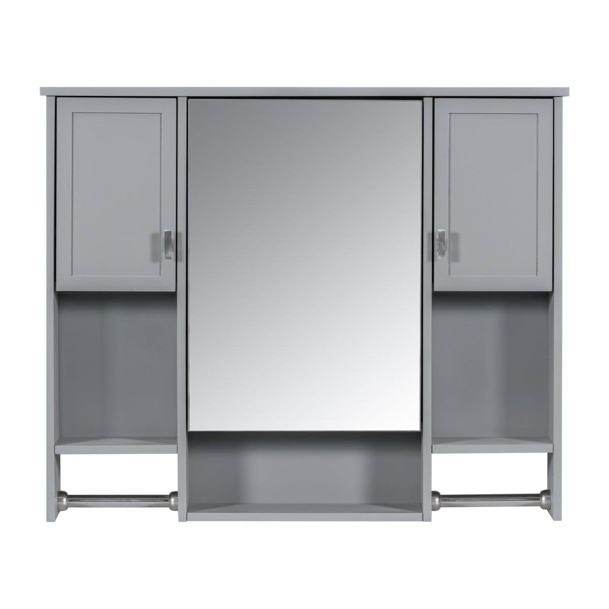 MRS 35'' x 28'' Grey Bathroom Wall Mounted Medicine Cabinet 35'x 28'' Grey Bathroom Wall Mounted Medicine Cabinet Mattress-Xperts-Florida