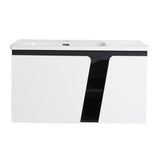 MRS 36''Modern Floating-Mounted Bathroom Vanity Mattress-Xperts-Florida