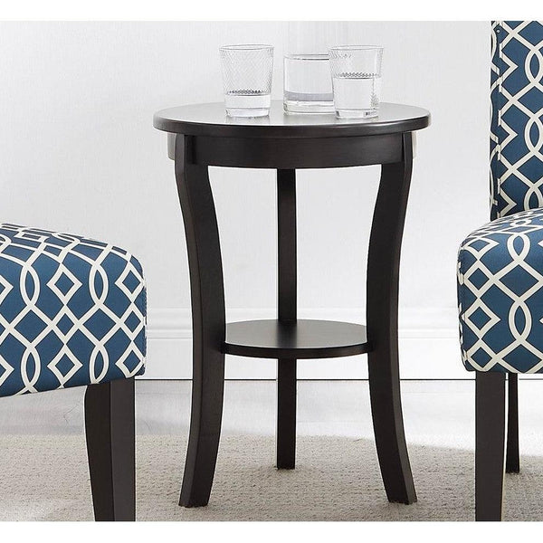 Modern 3pc Set Blue Chairs Accent Table4Mattress Xperts