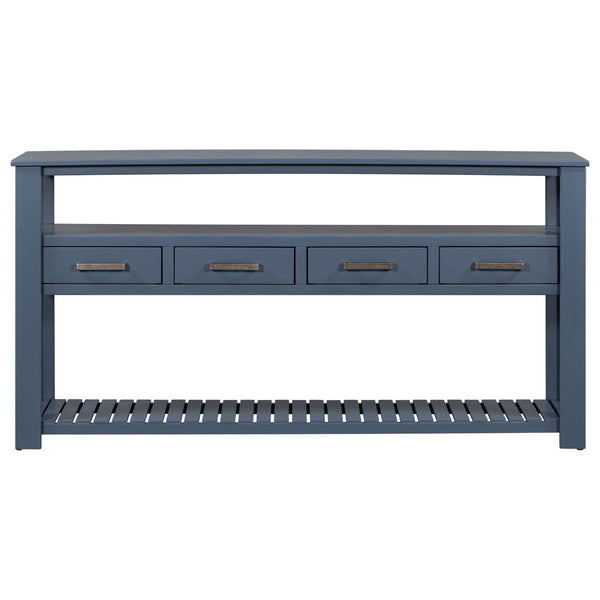 Blue Modern Console Sofa Table5Ustyle
