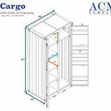 Acme Cargo Wardrobe (Double Door), White Mattress-Xperts-Florida