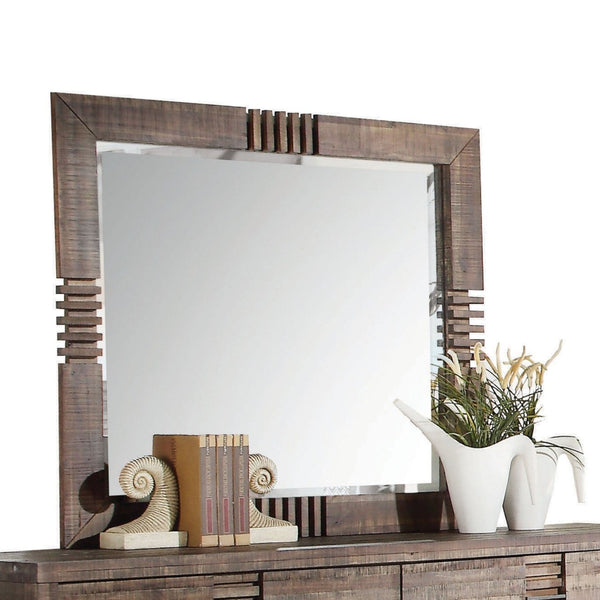 Acme Andria Mirror in Reclaimed Oak Mattress-Xperts-Florida