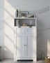 On-Trend Bathroom Cabinet | White Small Cabinet Mattress-Xperts-Florida