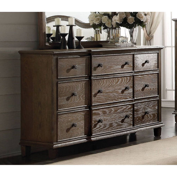 Acme Baudouin Dresser in Weathered Oak Mattress-Xperts-Florida