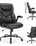 Homemax Furniture Black Executive Office chair | High Back Black Executive Office Chair | Comfortable & Padded Mattress-Xperts-Florida