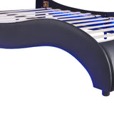 Acme Black Modern Upholstered Bed Perfect for Teen Boys Mattress-Xperts-Florida