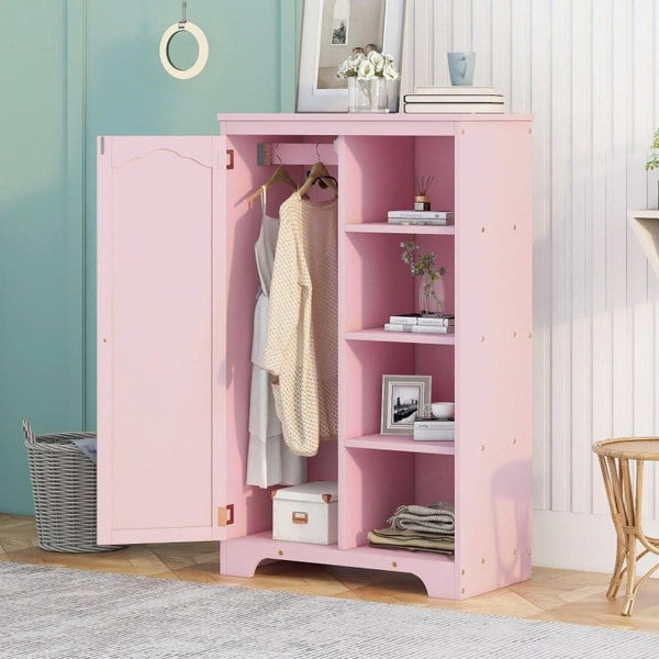 Pink Wardrobe & Storage | Great For Childs Room2On-Trend