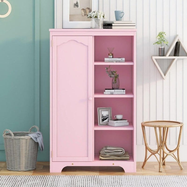 Pink Wardrobe & Storage | Great For Childs Room3On-Trend