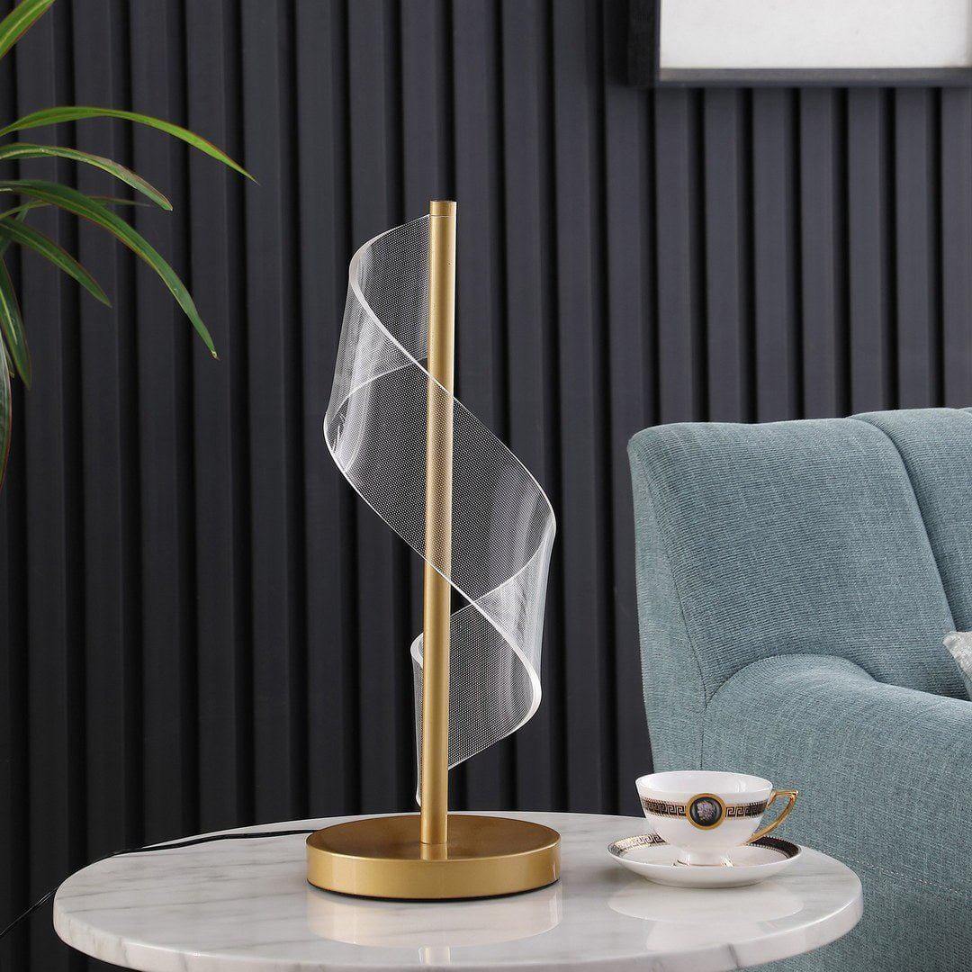 Au Courant Interiors Breathtaking Modern "S" Wave LED Table Lamp LED "S" Wave Modern table Lamp | Unique and Exclusive Mattress-Xperts-Florida