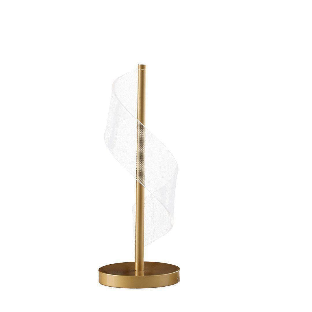 Au Courant Interiors Breathtaking Modern "S" Wave LED Table Lamp LED "S" Wave Modern table Lamp | Unique and Exclusive Mattress-Xperts-Florida