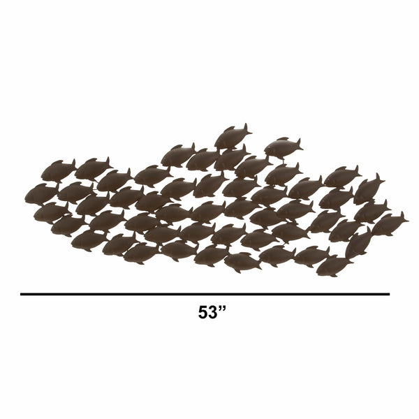 Bronze Metal Fish Wall Decor - Coastal Decor4ComfortFinds