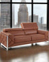 camel brown leather sofa 