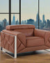 Camel Top Grain Italian Leather  Chair