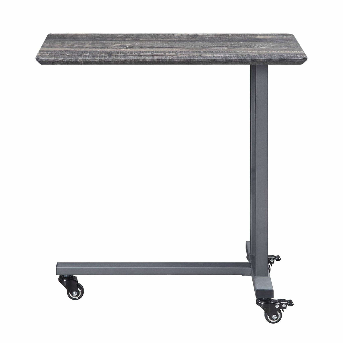 Acme Cargo Accent Table w/Wall Shelf in Gunmetal Mattress-Xperts-Florida