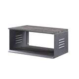 Acme Cargo Accent Table w/Wall Shelf in Gunmetal Mattress-Xperts-Florida