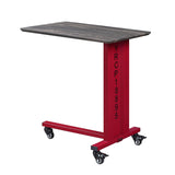 Acme Cargo Accent Table w/Wall Shelf in Red Mattress-Xperts-Florida