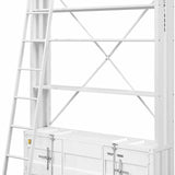 Acme Cargo Bookshelf & Ladder, White Mattress-Xperts-Florida