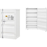 Acme Cargo Chest (Single Door), White Mattress-Xperts-Florida