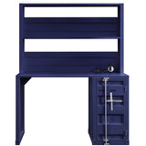 Acme Cargo Desk & Hutch, Blue Mattress-Xperts-Florida