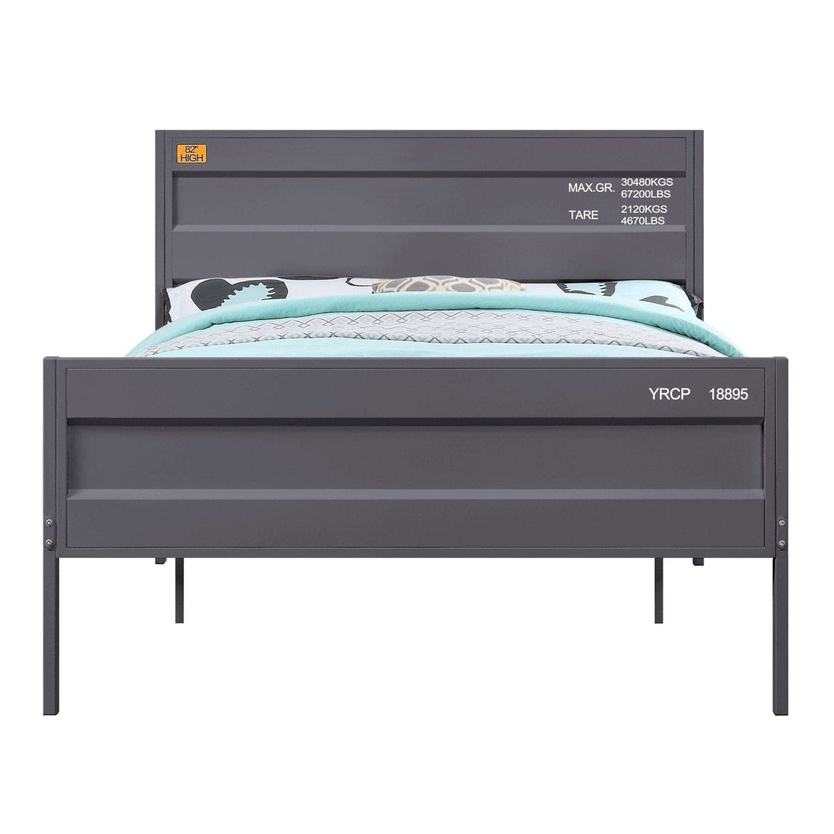 Acme Cargo Full Bed, Gunmetal Mattress-Xperts-Florida