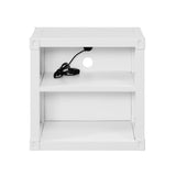 Acme Cargo Nightstand (USB), White Mattress-Xperts-Florida