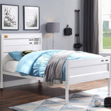 Acme Cargo Twin Bed, White Mattress-Xperts-Florida