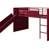 Acme Cargo Twin Loft Bed w/Slide, Red Mattress-Xperts-Florida