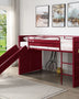 Acme Cargo Twin Loft Bed w/Slide, Red Mattress-Xperts-Florida