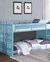 Acme Cargo Twin/Twin Bunk Bed, Aqua Mattress-Xperts-Florida