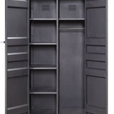 Acme Cargo Wardrobe (Double Door), Gunmetal Mattress-Xperts-Florida