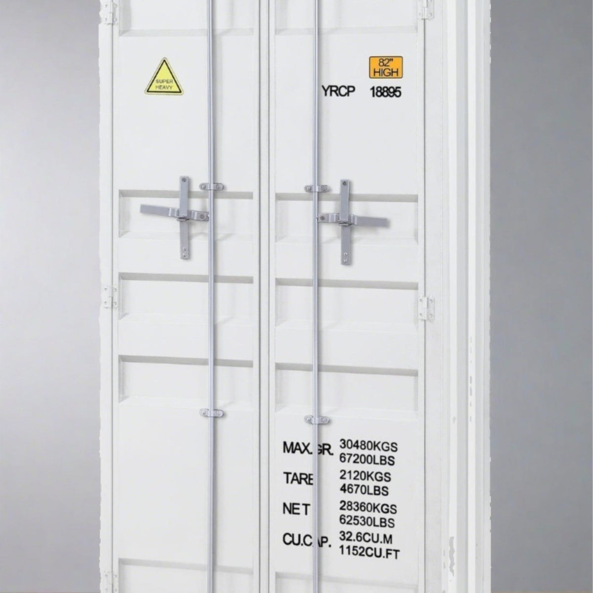 Acme Cargo Wardrobe (Double Door), White Mattress-Xperts-Florida