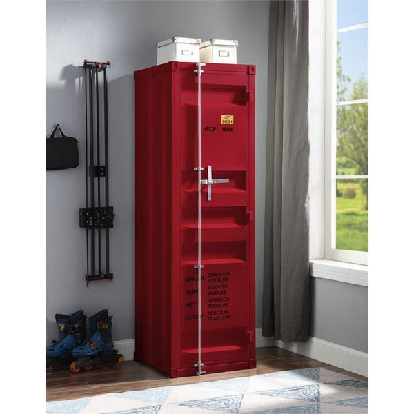 Acme Cargo Wardrobe (Single Door), Red Mattress-Xperts-Florida