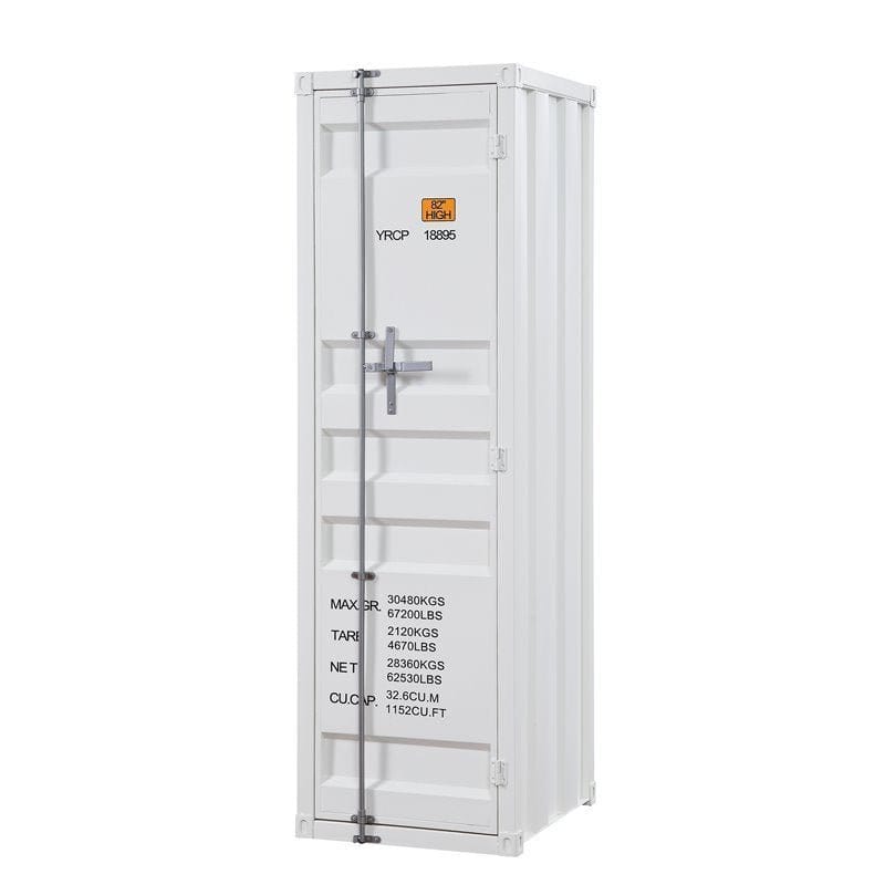 Acme Cargo Wardrobe (Single Door), White Mattress-Xperts-Florida