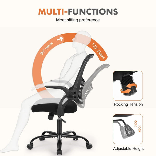 Office Chair- Mid Back Supportive Chair3Mattress Xperts