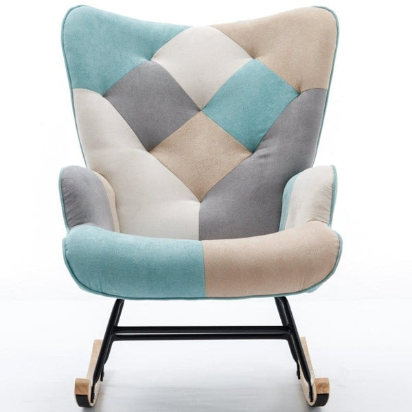 Rocking Chair | Color Aqua Blue2coolmore