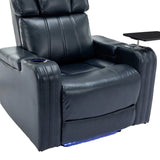 mattress xperts Ultimate Theater Chair Ultimate Theater Chair | Navy Blue with LED lights Mattress-Xperts-Florida